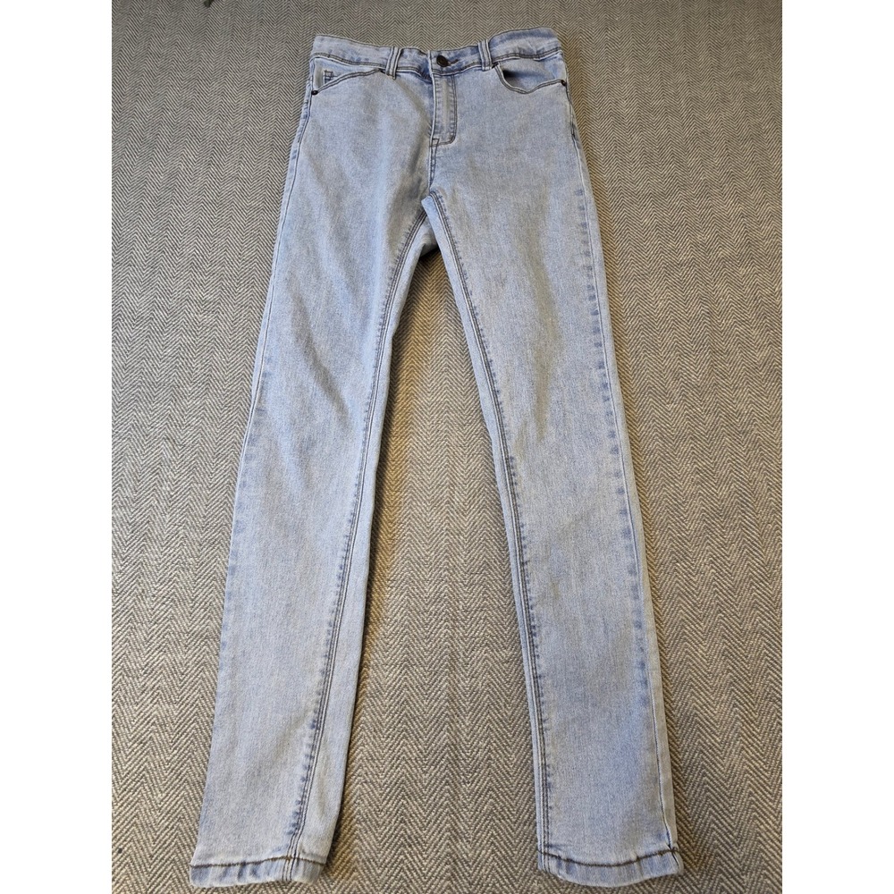 Vince Blue Skinny Jeans Womens 7 Blue Denim Stretch Light Wash High Rise Outdoor